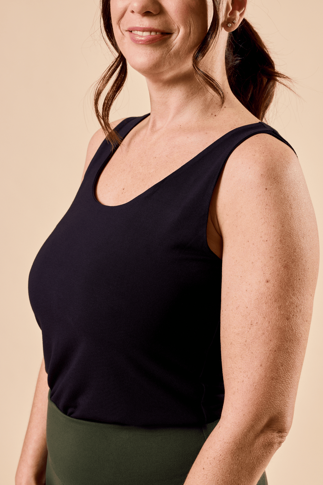 Camisole doublée - noir