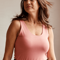 Camisole doublée corail