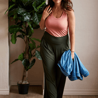 Camisole doublée corail