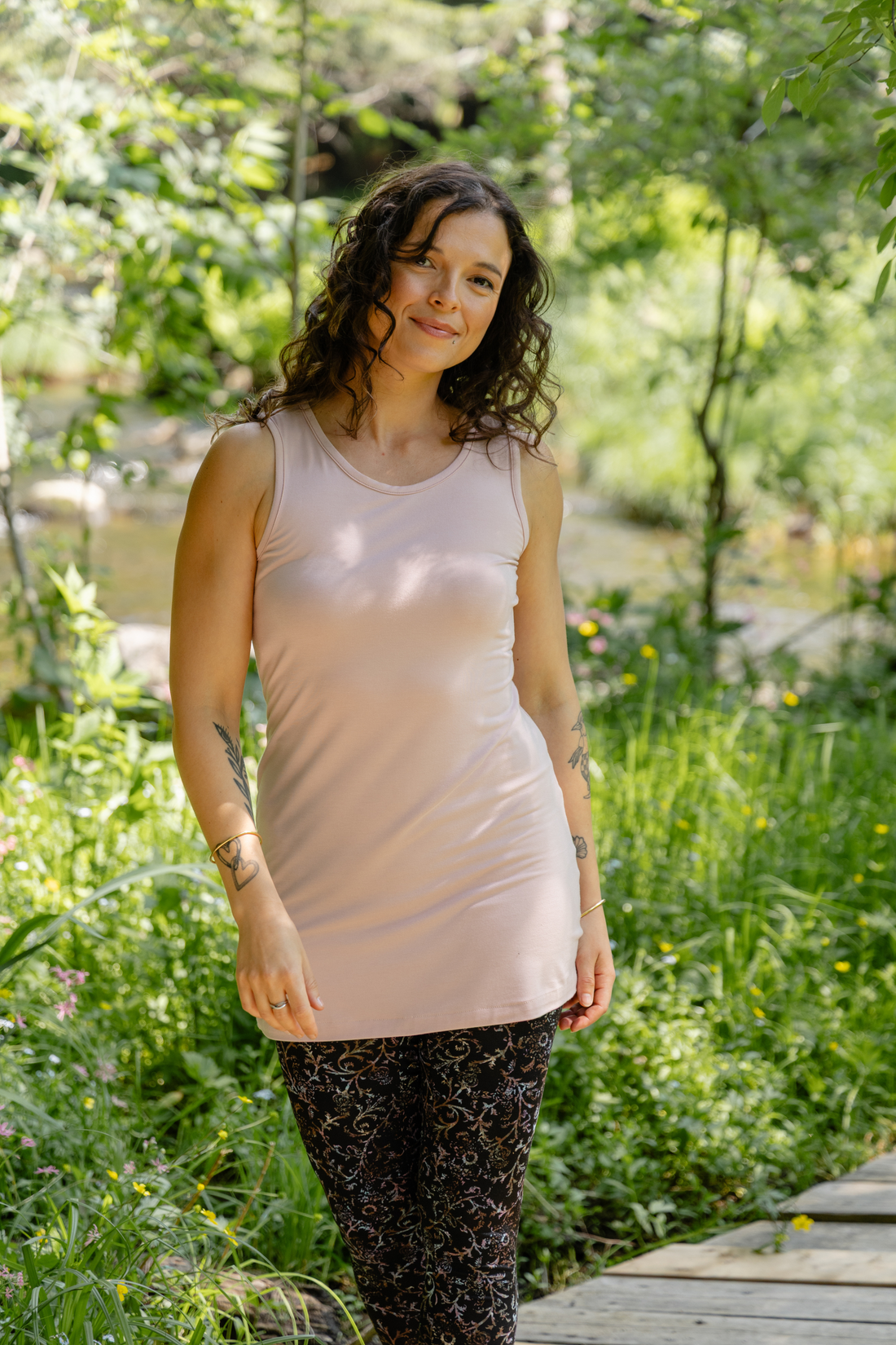 Camisole longue yoga - ballerine