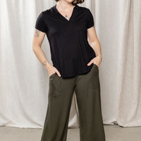 Polo à manches courtes - noir