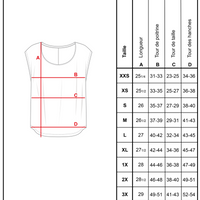 Haut sans manches - pensées