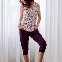 Jogger capri - améthyste