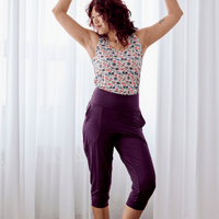 Jogger capri - améthyste