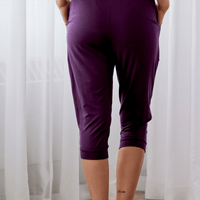 Jogger capri - améthyste