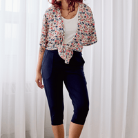 Jogger capri - marine