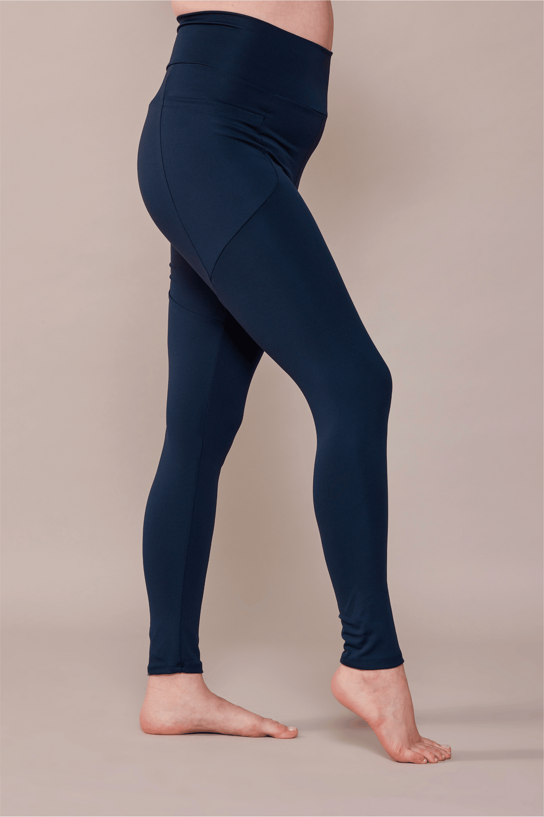 Legging effet polar - marine