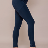 Legging effet polar - marine