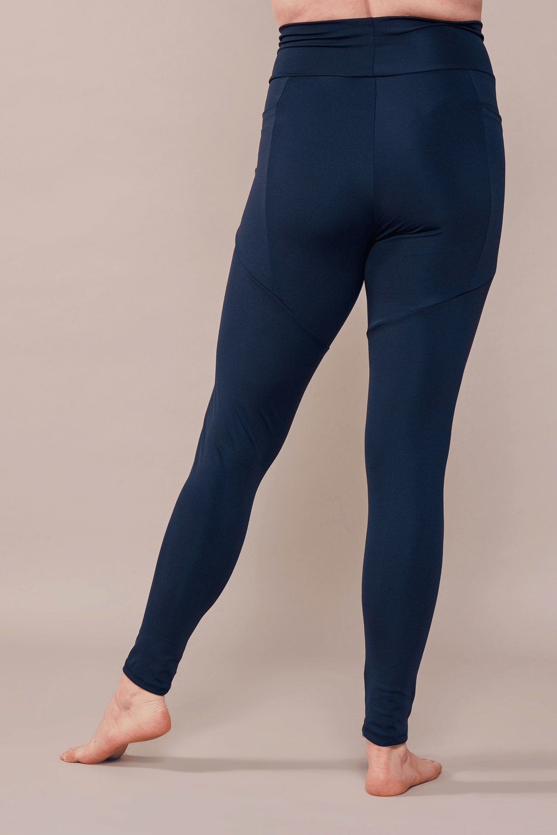 Legging effet polar - marine