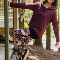 Legging - pivoines