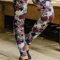 Legging - pivoines