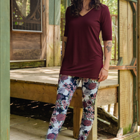 Legging - pivoines