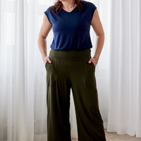 Pantalon gaucho - romarin