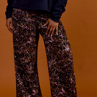 Pantalon large à plis creux - lueurs