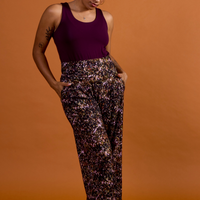 Pantalon large à plis creux - lueurs