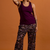 Pantalon large à plis creux - lueurs