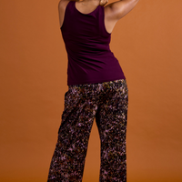 Pantalon large à plis creux - lueurs