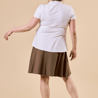 Polo à manches courtes - ivoire