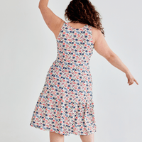 Robe à fronces - floraison