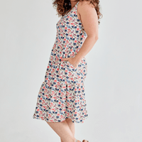 Robe à fronces - floraison