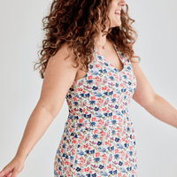 Robe à fronces - floraison