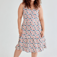 Robe à fronces - floraison