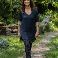 Tunique longue ultradouce - acier