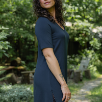 Tunique longue ultradouce - acier