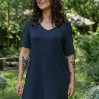 Tunique longue ultradouce - acier