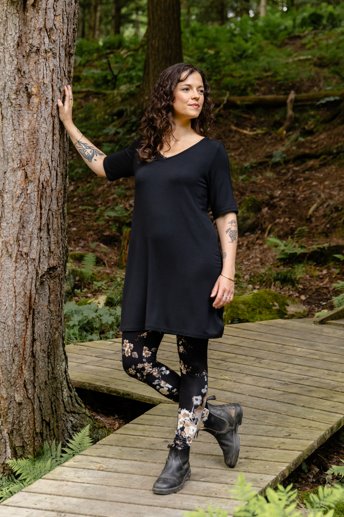 Tunique longue ultradouce - noir