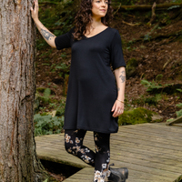 Tunique longue ultradouce - noir