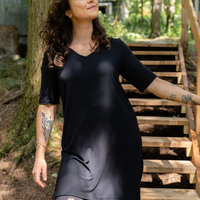 Tunique longue ultradouce - noir