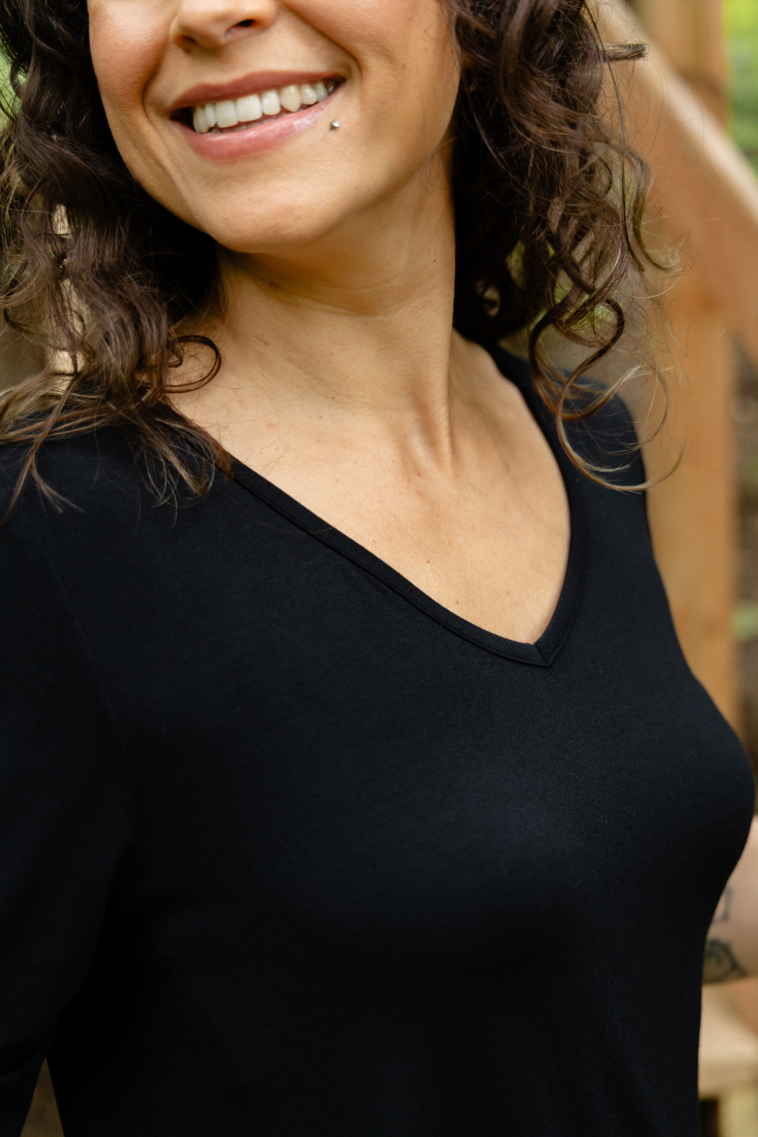 Tunique longue ultradouce - noir