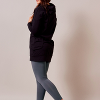 Tunique à capuchon - noir