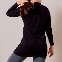 Tunique à capuchon - noir