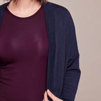 Veste cocon - marine