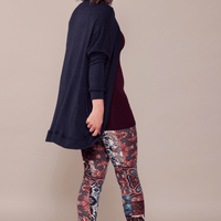 Veste cocon - marine