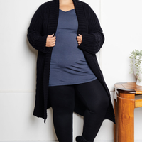 Tunique longue ultradouce - acier