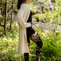 PRÉCOMMANDE - Veste réconfortante maille torsadée - crème