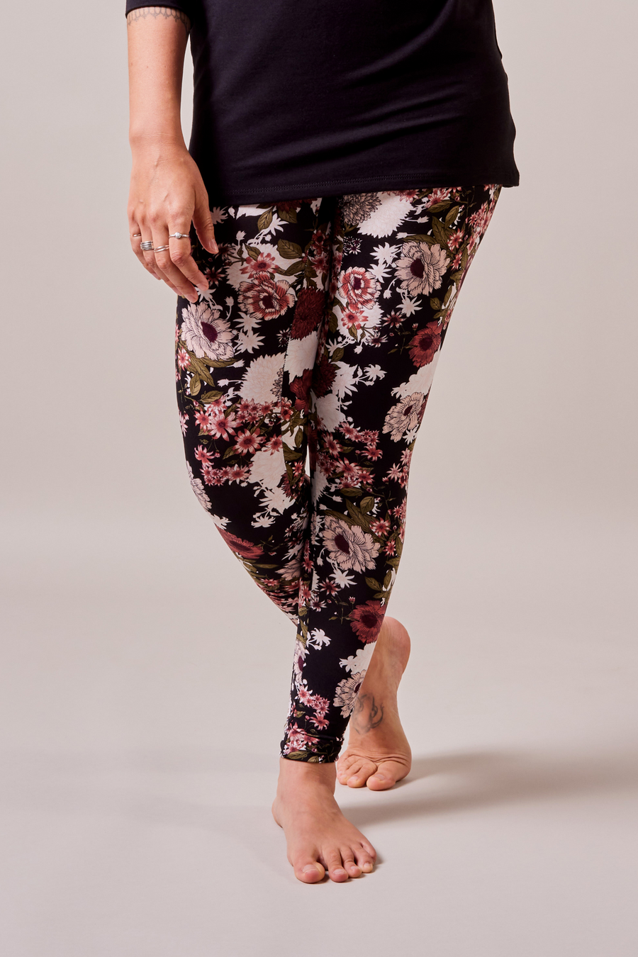 Legging - pivoines