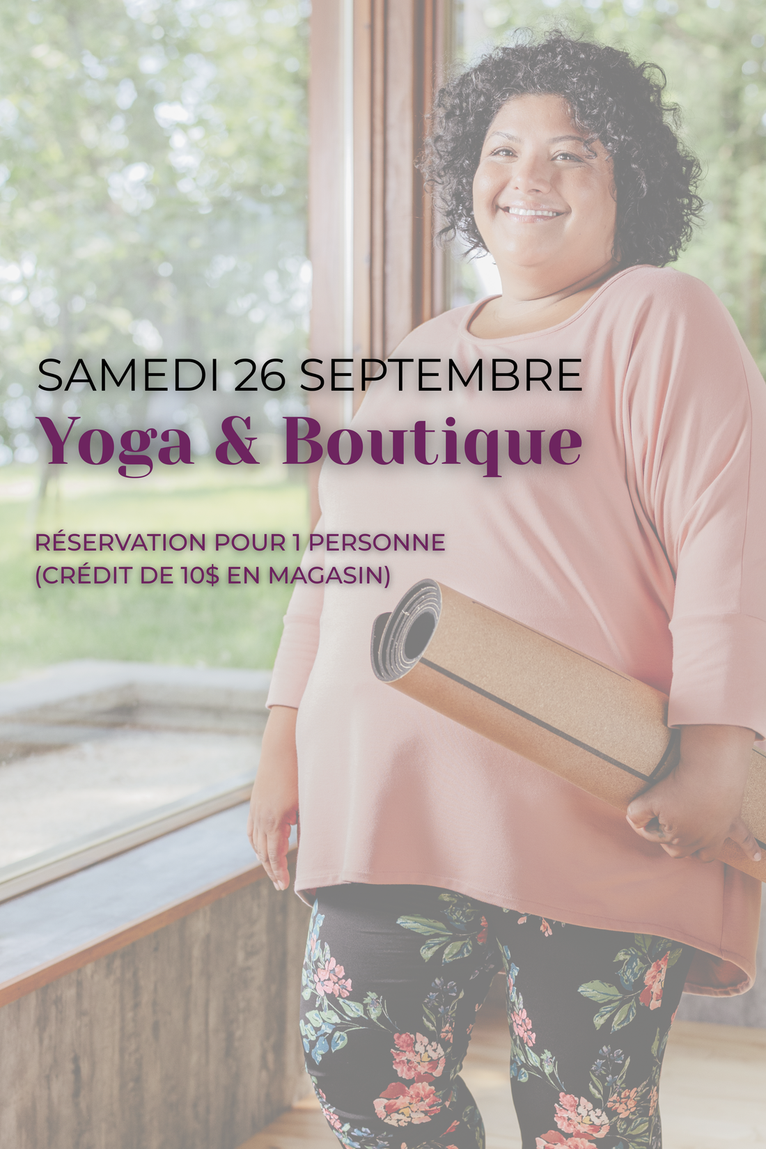 Matinée Yoga + boutique - 26 septembre
