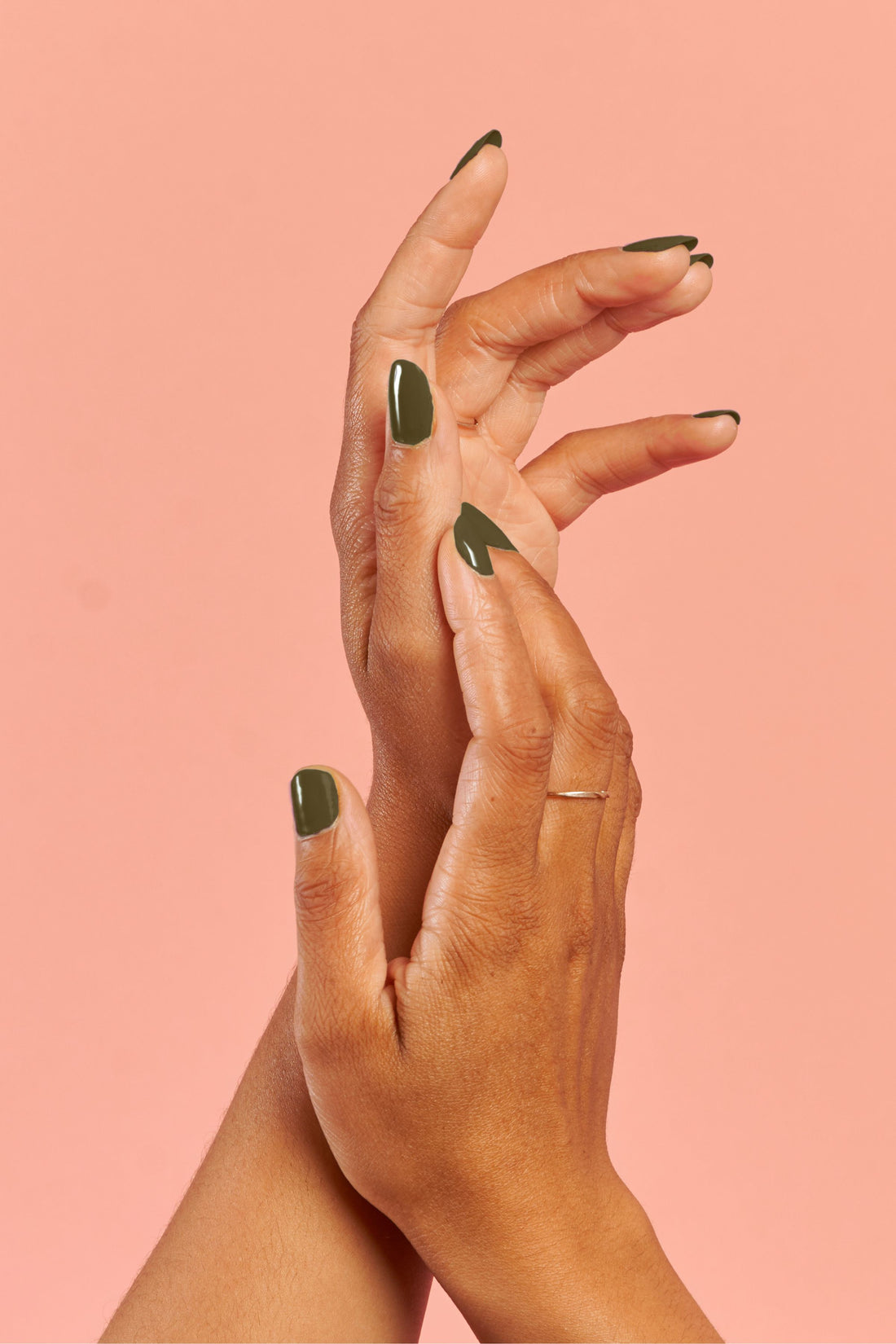 Vernis à ongles - la route verte