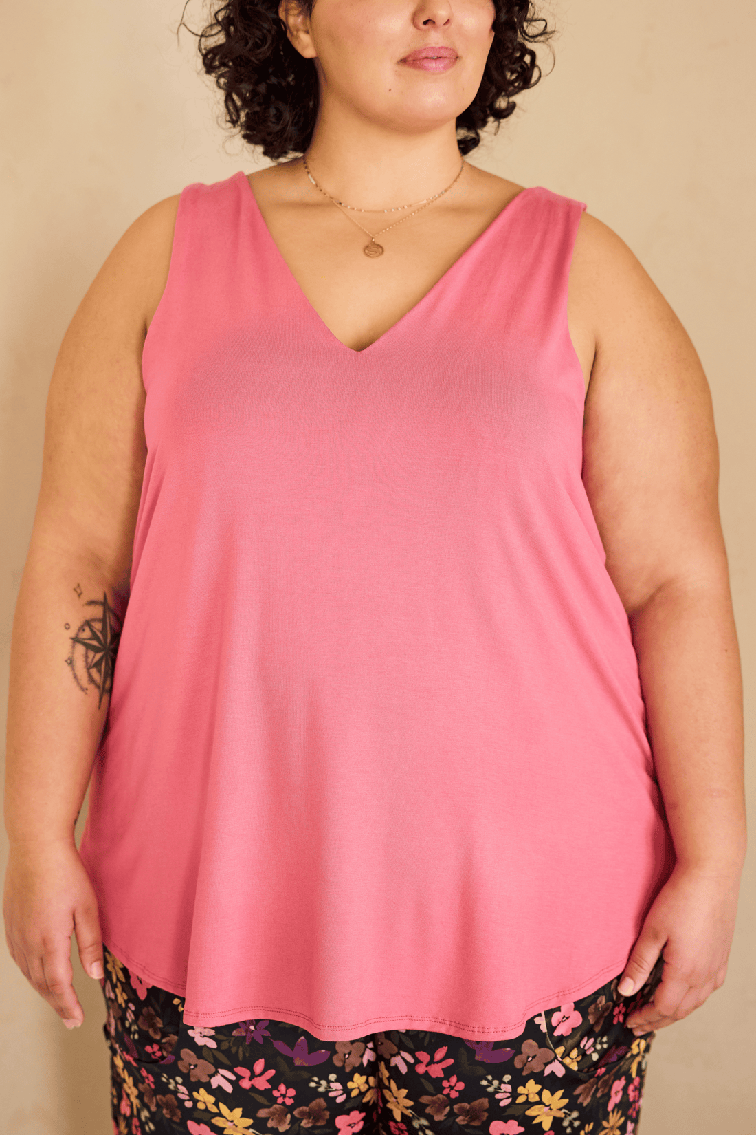 Camisole fluide - rose