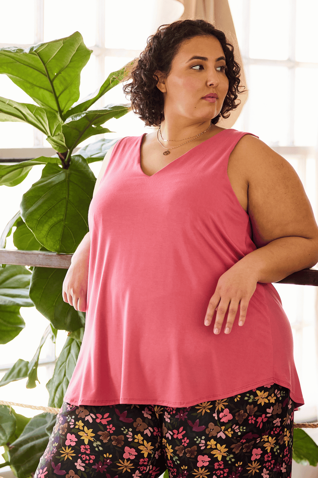 Camisole fluide - rose