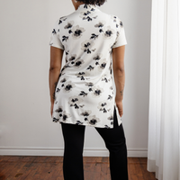 Tunique lavallière - pensées