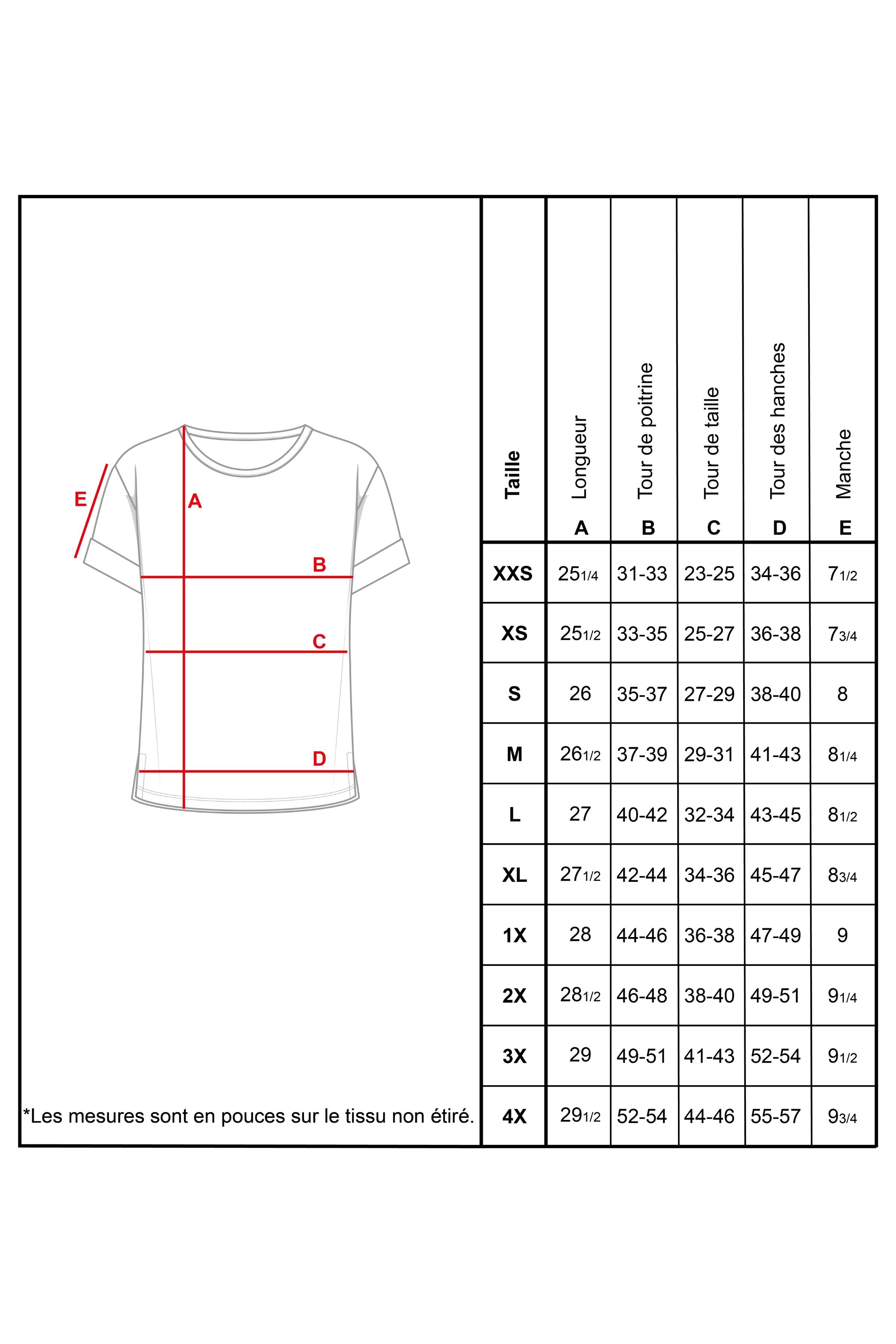 T-shirt à manches revers - corail