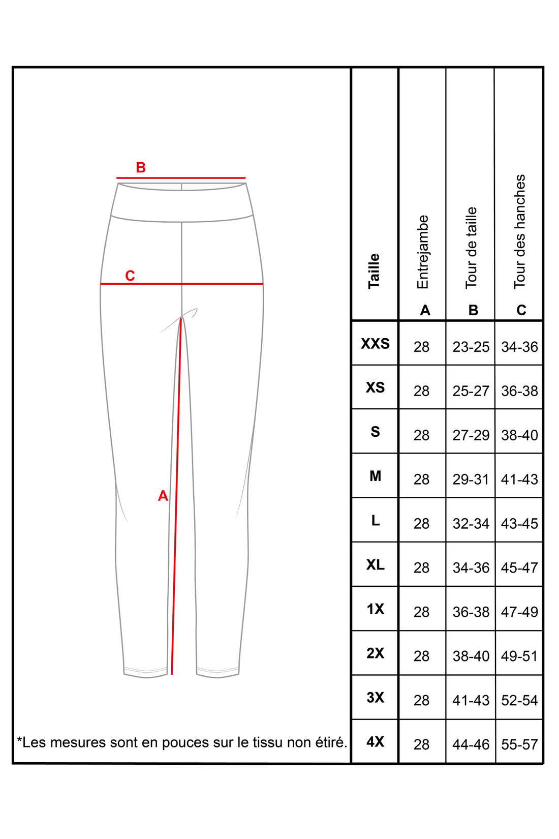 Legging parfait - noir
