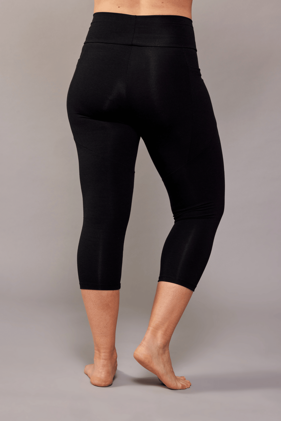 Legging capri naturel - noir