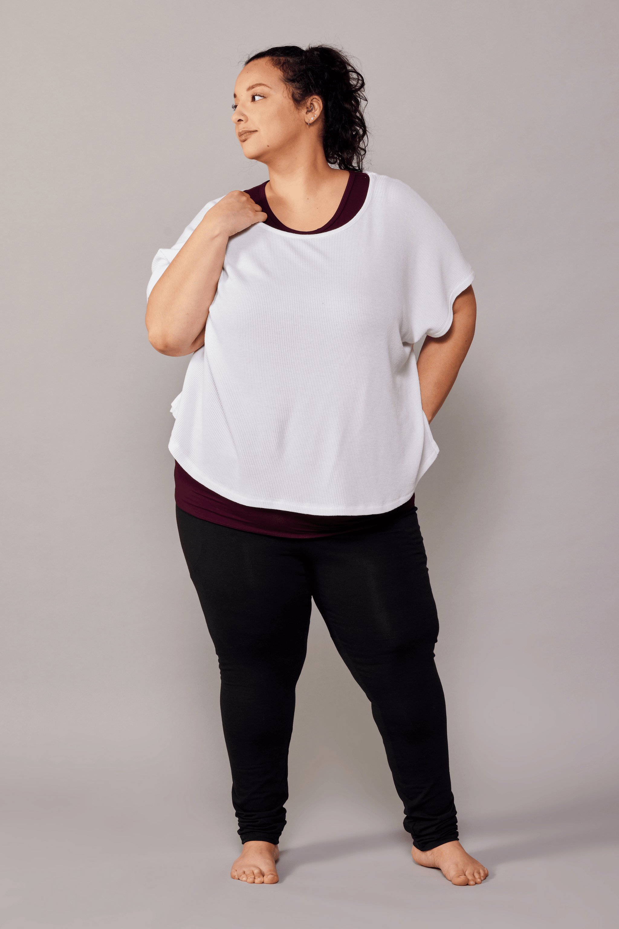 Legging naturel - noir