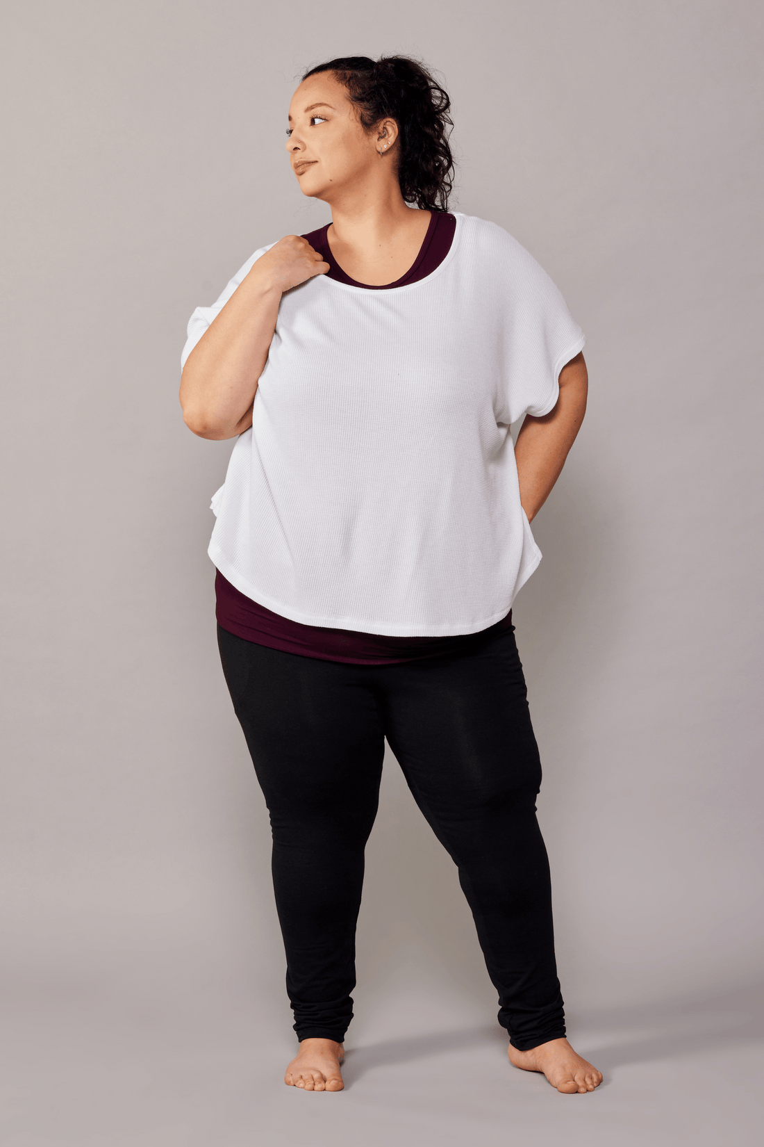 Legging naturel - noir